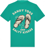 SANDY TOES AND SALTY KISSES T-SHIRT