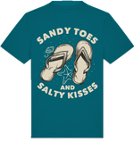 SANDY TOES AND SALTY KISSES T-SHIRT
