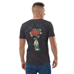 Unisex-Bio-Baumwoll Balinesische Blume T-Shirt