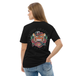 Unisex-Bio-Baumwoll Tiger Schlangen Kopf T-Shirt