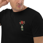 Unisex-Bio-Baumwoll Balinesische Blume T-Shirt