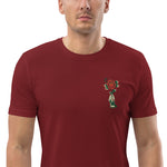 Unisex-Bio-Baumwoll Balinesische Blume T-Shirt