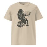 Unisex-Bio-Baumwoll Raven Reading T-Shirt