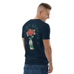 Unisex-Bio-Baumwoll Balinesische Blume T-Shirt