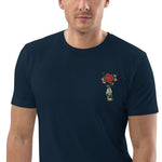 Unisex-Bio-Baumwoll Balinesische Blume T-Shirt