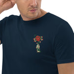 Unisex-Bio-Baumwoll Balinesische Blume T-Shirt