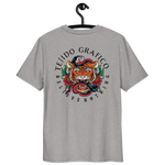 Unisex-Bio-Baumwoll Tiger Schlangen Kopf T-Shirt