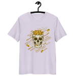 Unisex-Bio-Baumwoll-T-Shirt Gold-Totenkopf