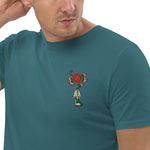 Unisex-Bio-Baumwoll Balinesische Blume T-Shirt