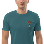 Unisex-Bio-Baumwoll Balinesische Blume T-Shirt