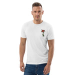 Unisex-Bio-Baumwoll Balinesische Blume T-Shirt