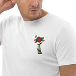 Unisex-Bio-Baumwoll Balinesische Blume T-Shirt