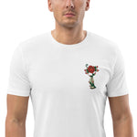 Unisex-Bio-Baumwoll Balinesische Blume T-Shirt